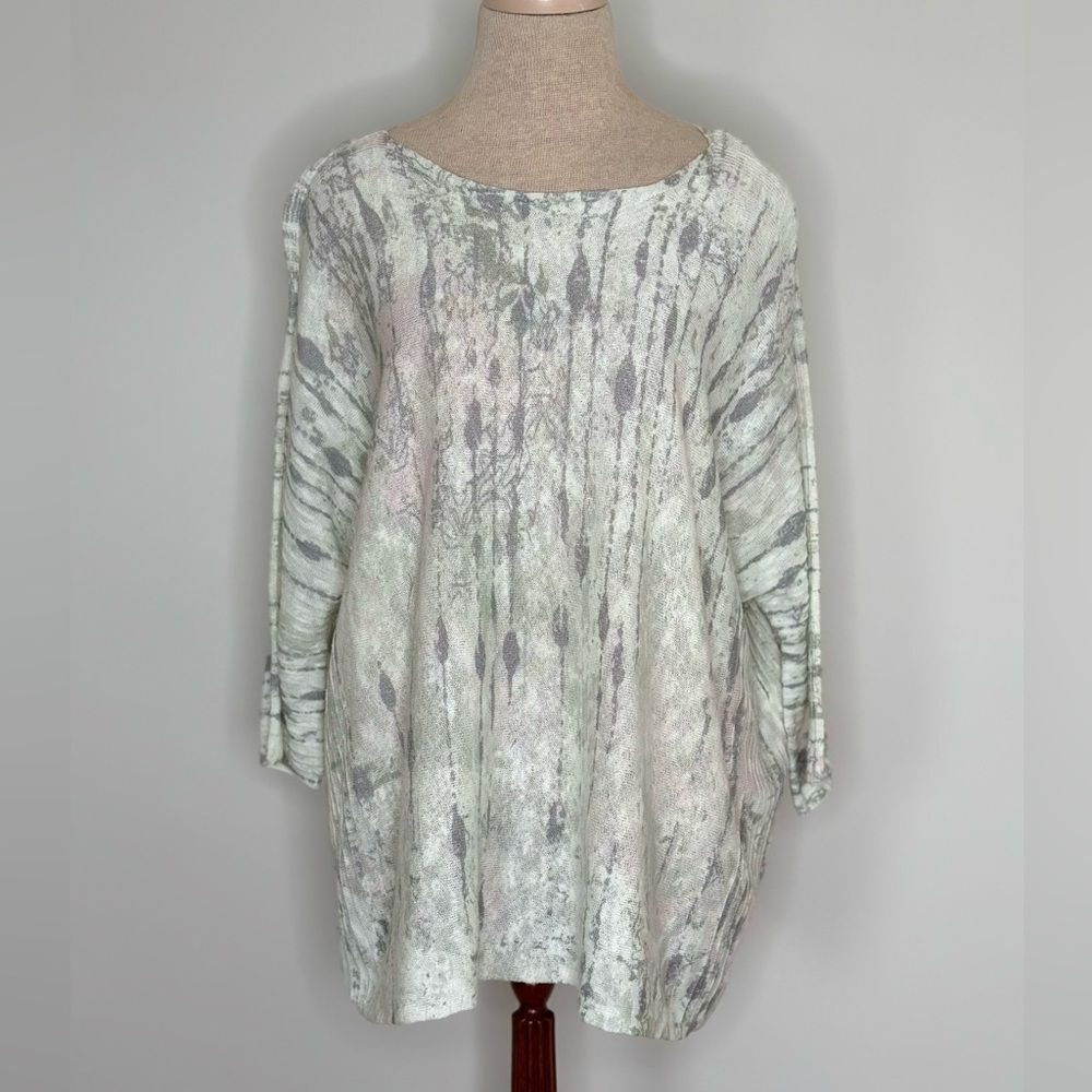 J. Jill Women's Pure Jill Linen Cotton Blend Dolman Sleeve Sweater Size Small
